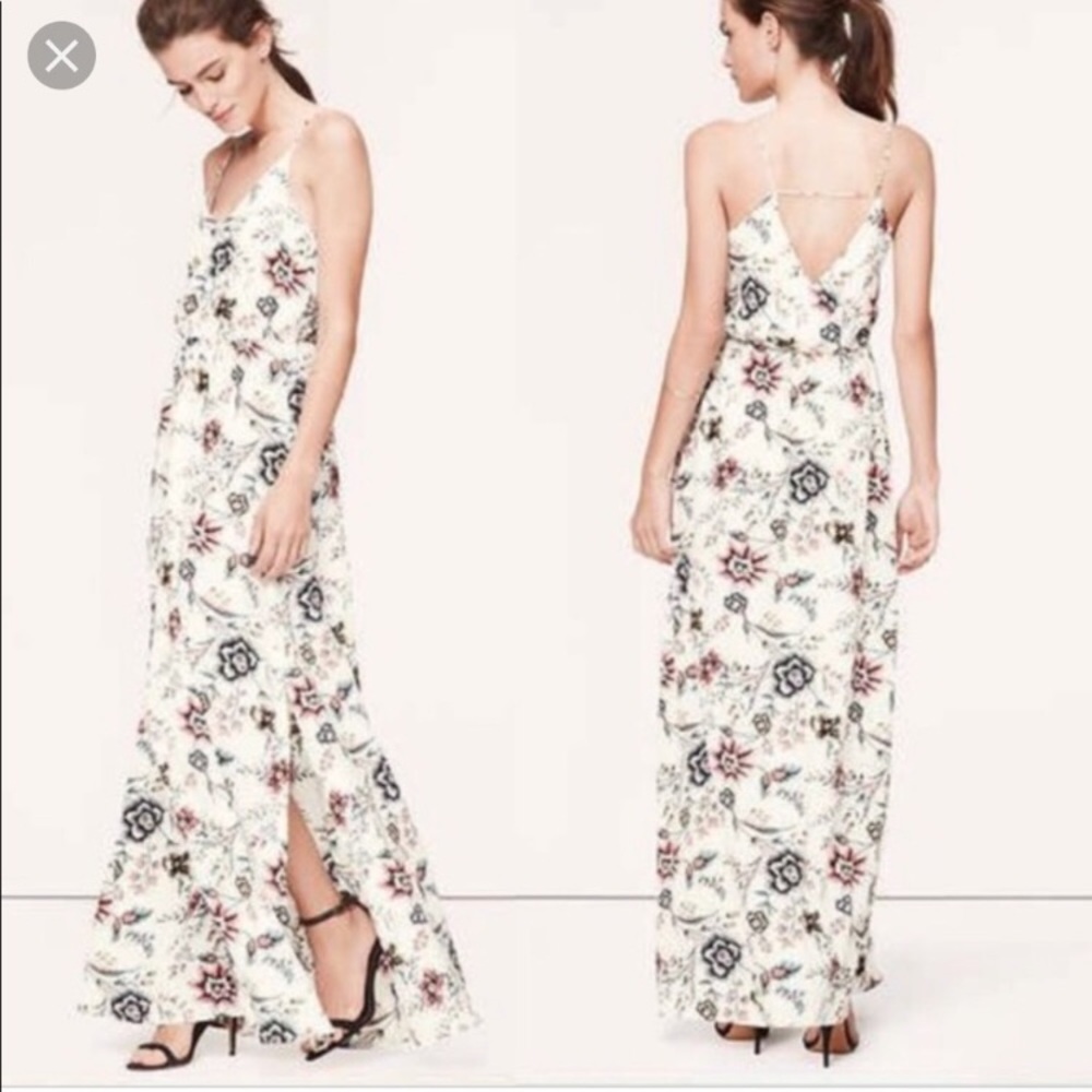 Loft floral print maxi